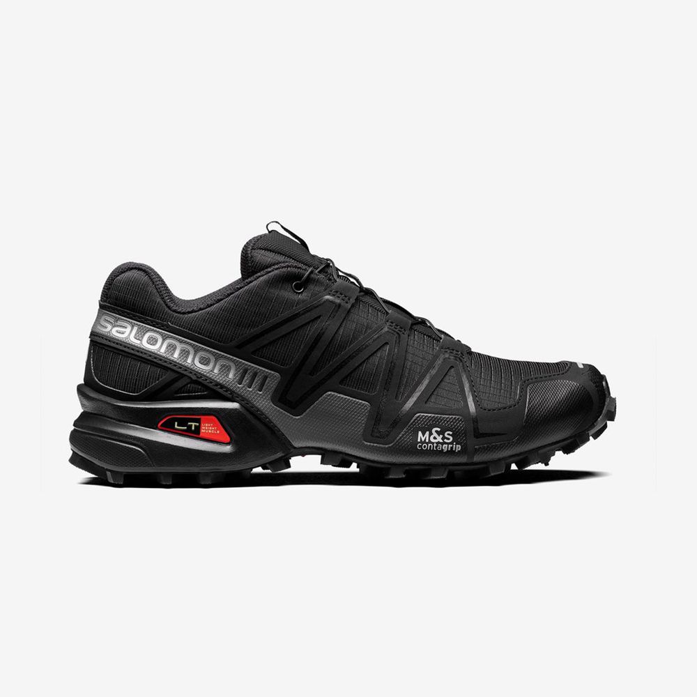 Salomon SPEEDCROSS 3 Zapatillas Hombre - Negras - Colombia (35210-LWKB)